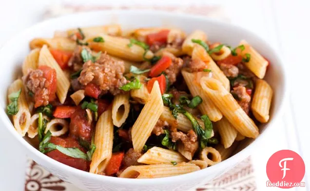 Penne With Spicy Sausage-tomato Sauce