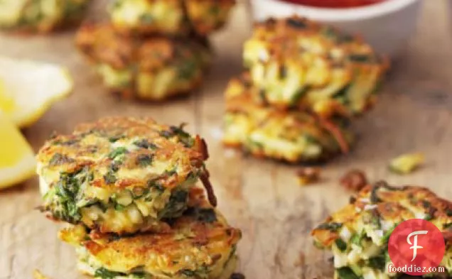 Herb & spice paneer fritters