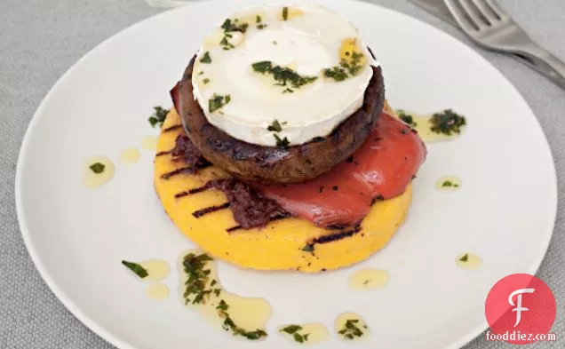Goat Cheese And Polenta Stack Recipe