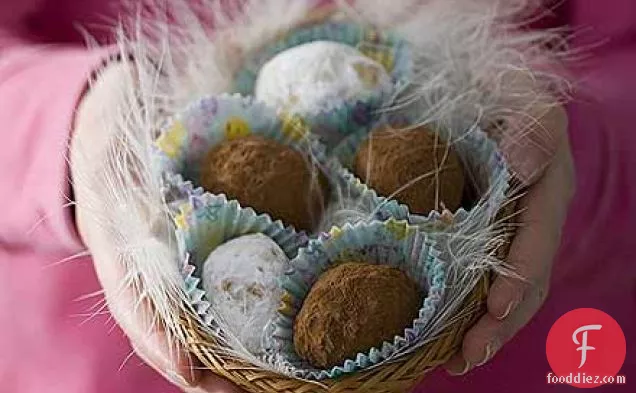 Chocolate biscuit truffles