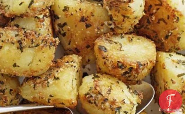Parmesan-roasted potatoes
