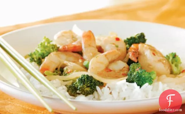 Shrimp and Broccoli Stir-Fry