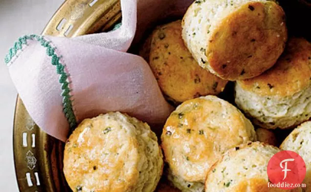 Cornmeal-Chive Biscuits