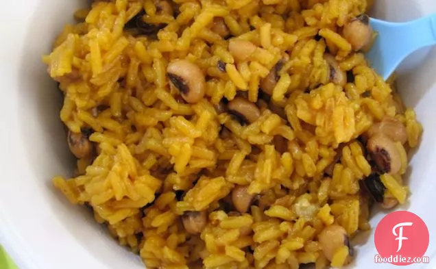 Arroz con Frijolito de Cabecita Negra (Blackeye Peas Rice)