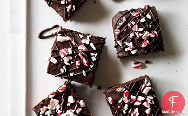 Dark Chocolate Peppermint Brownies