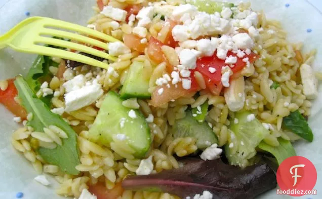 Simple Orzo and Feta Salad