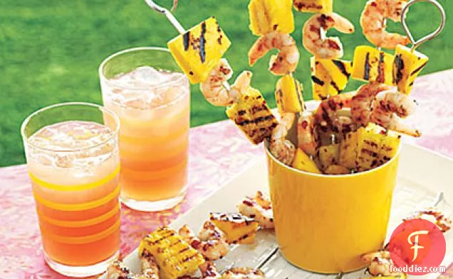 Fruity Grilled Shrimp Skewers