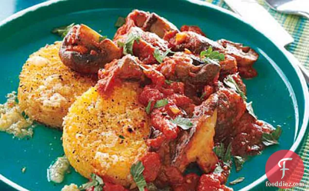 Mushroom Ragout with Polenta