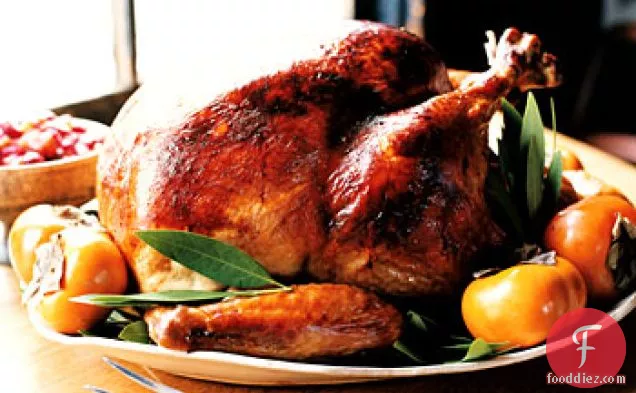 Miso-Rubbed Turkey with Turkey Gravy