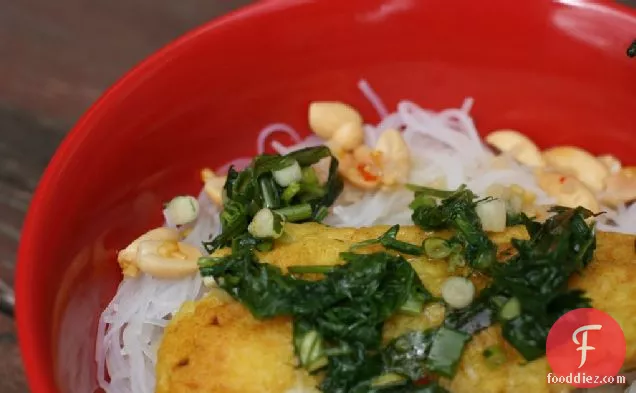 Vietnamese Turmeric Fish with Rice Noodles, Dill and Nuoc Cham