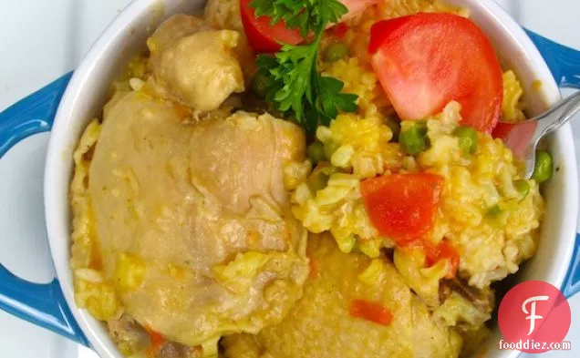 Arroz Tapado (Rice with Chicken and Pork)