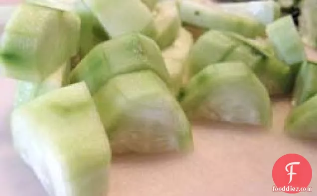 Dinner Tonight - Sautéed Cucumbers