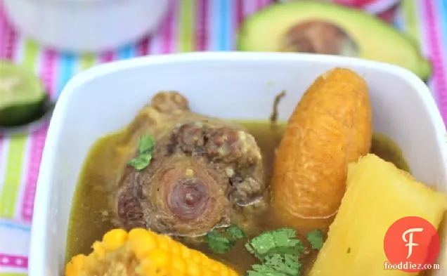 Sancocho de Cola (Oxtail Colombian Soup)