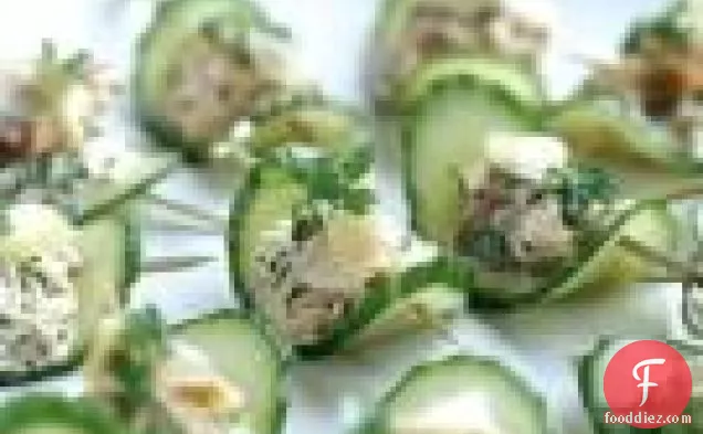 Cucumbers With Pickled Ginger And Crab