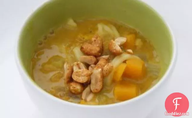Squash, Carrot & Noodle Soup