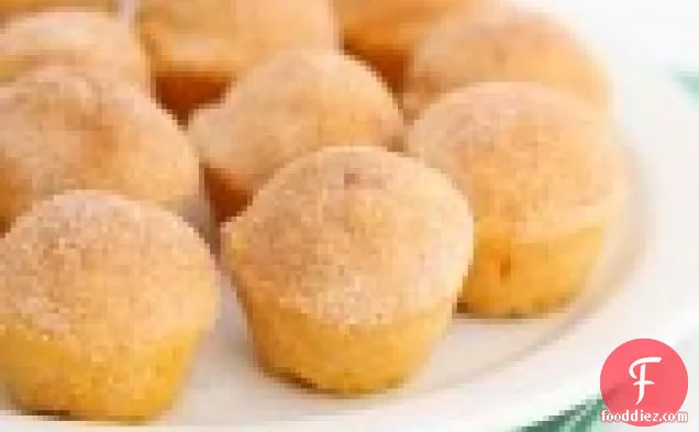 Mini pumpkin donut muffins
