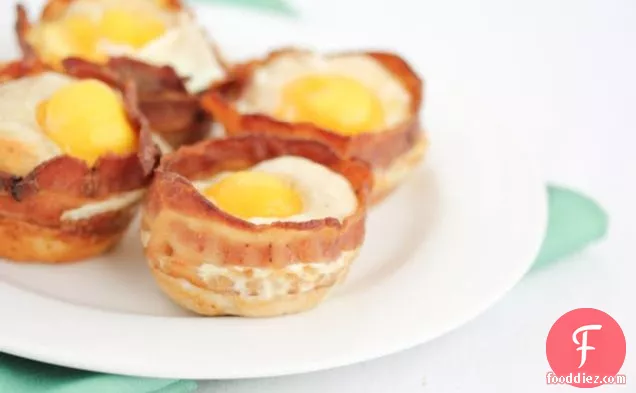 Bacon Egg Biscuit Sandwich Cups