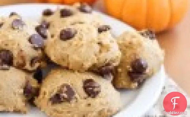 Healthier Pumpkin Chocolate Chip Cookies