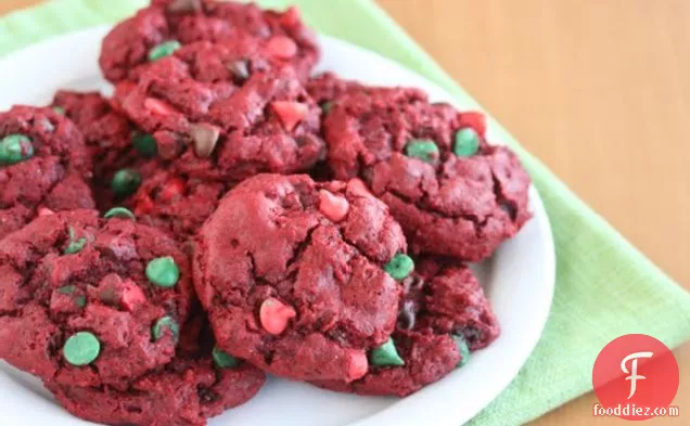 Healthier Red Velvet Cookies