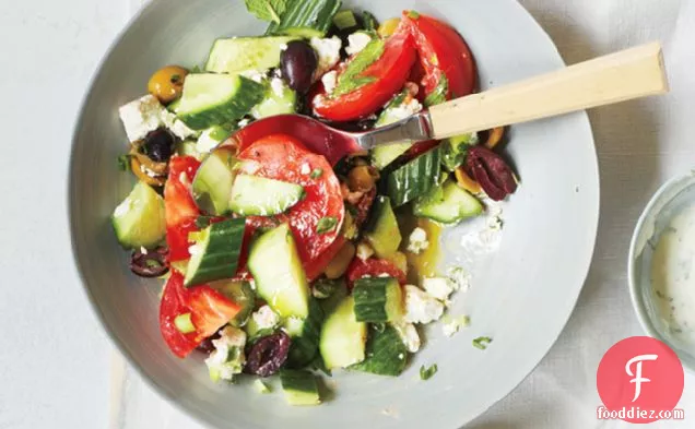 Cucumber, Tomato, And Feta Salad