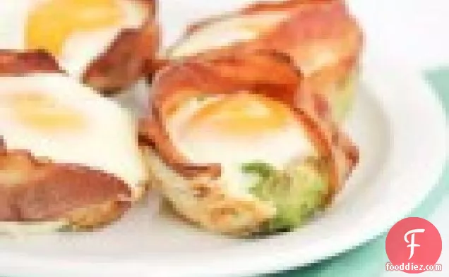Bacon Avocado Egg Cups