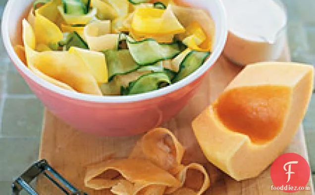 Cucumber, Cantaloupe, And Squash Salad