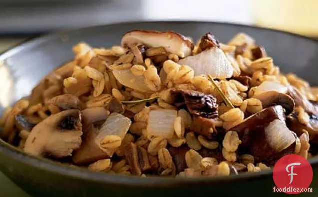 Barley-Mushroom Pilaf