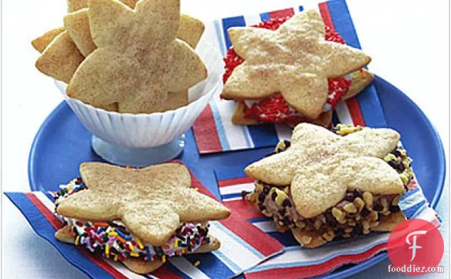 Star-Shaped Snickerdoodles