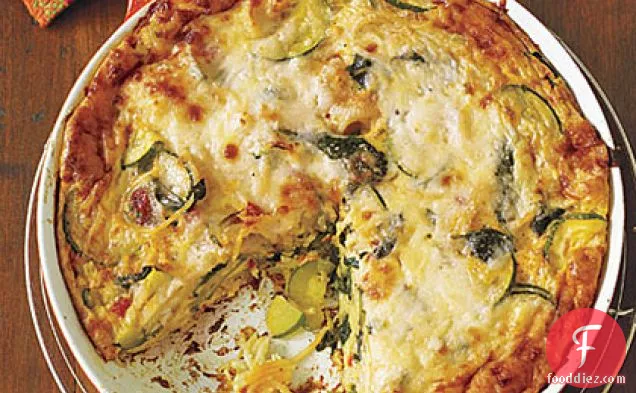 Pasta and Vegetable Frittata