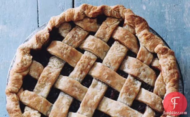 Pear-Cranberry Mincemeat Lattice Pie