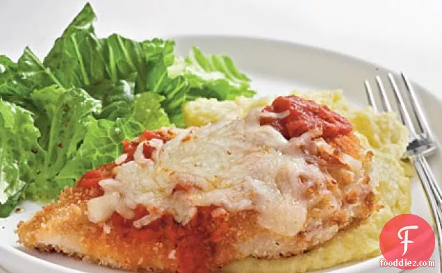 Oven-Fried Chicken Parmesan