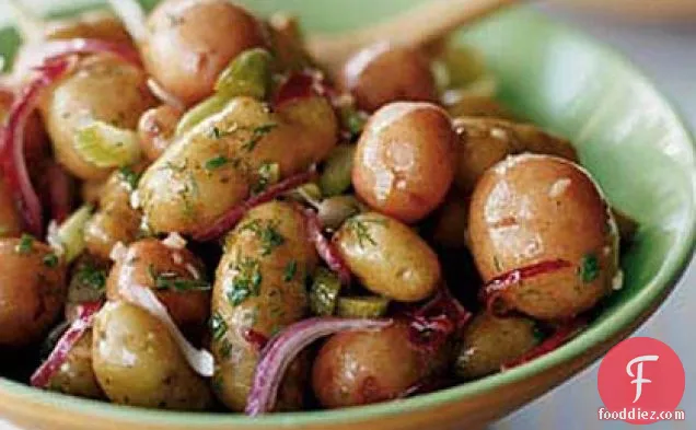 Fingerling Potato Salad with Cornichon Vinaigrette
