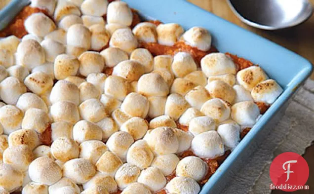 Sweet Potato Casserole with Marshmallow Topping