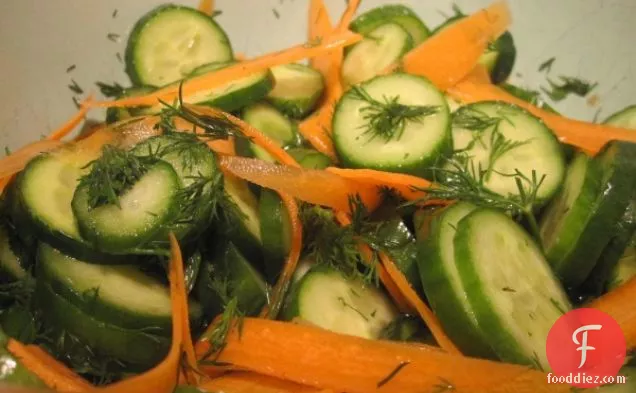 Cucumber Carrot Dill Salad