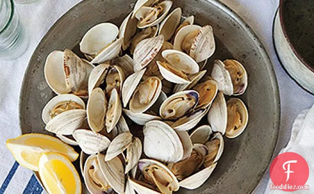 Grilled Clams with Herb Butter
