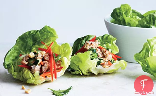 Spicy Pork Lettuce Cups