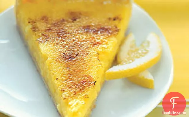 Lemon Crème Brûlée Tart