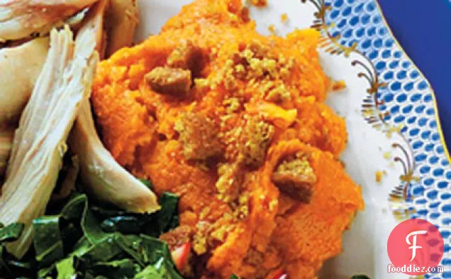 Mashed Sweet Potatoes with Autumn Spices