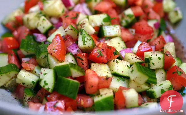 Israeli Salad + Pita Chips