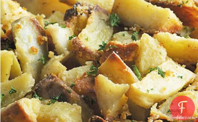Golden Parmesan Roasted Potatoes