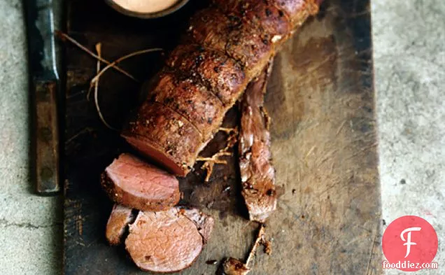 Beef Tenderloin with Smoked Paprika Mayonnaise