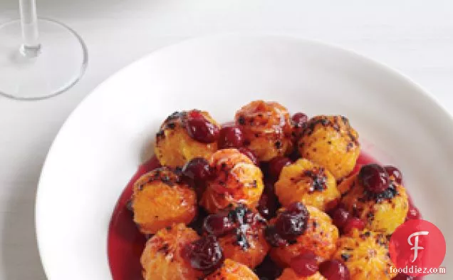 Candied Mandarin Oranges with Cranberries