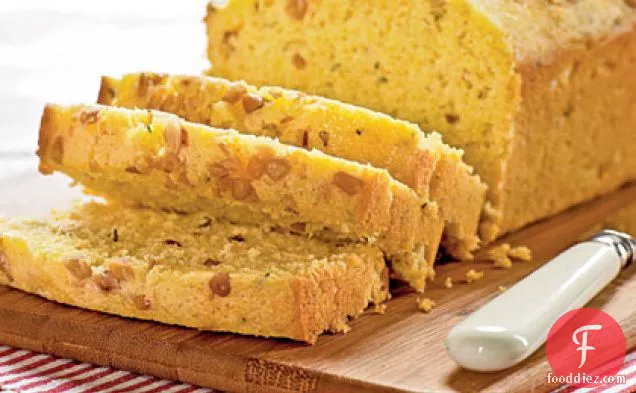 Lemon-Thyme Cornmeal Quick Bread