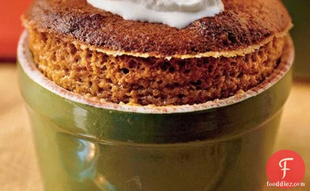 Spiced Soufflés With Lemon Whipped Cream