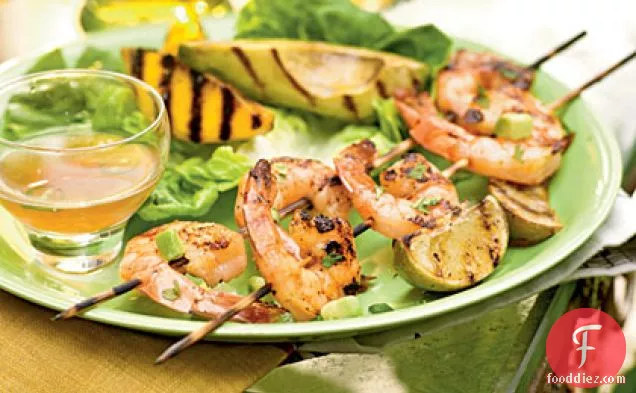 Grilled Shrimp, Mango, and Avocado