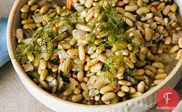 Flageolet Beans with Fresh Fennel