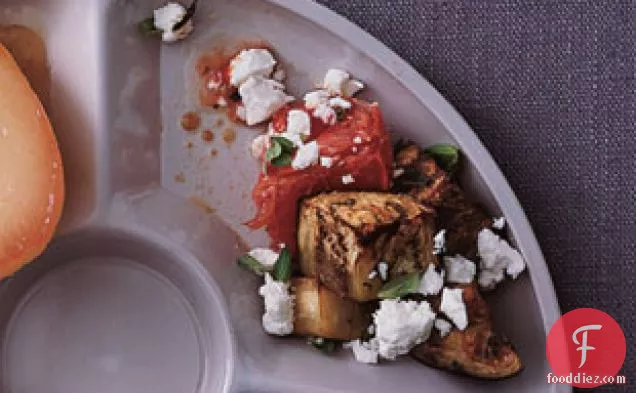 Herb-roasted Eggplant With Tomatoes And Feta
