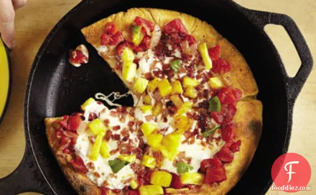Pizza 6: Pan-fried Hawaiian Pizza