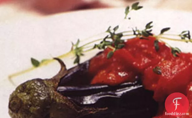 Eggplant With Chunky Tomato Sauce