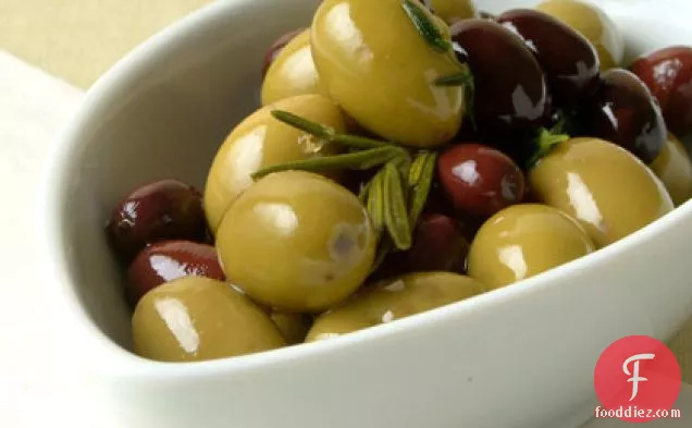 Warm Olives with Wild Herbs